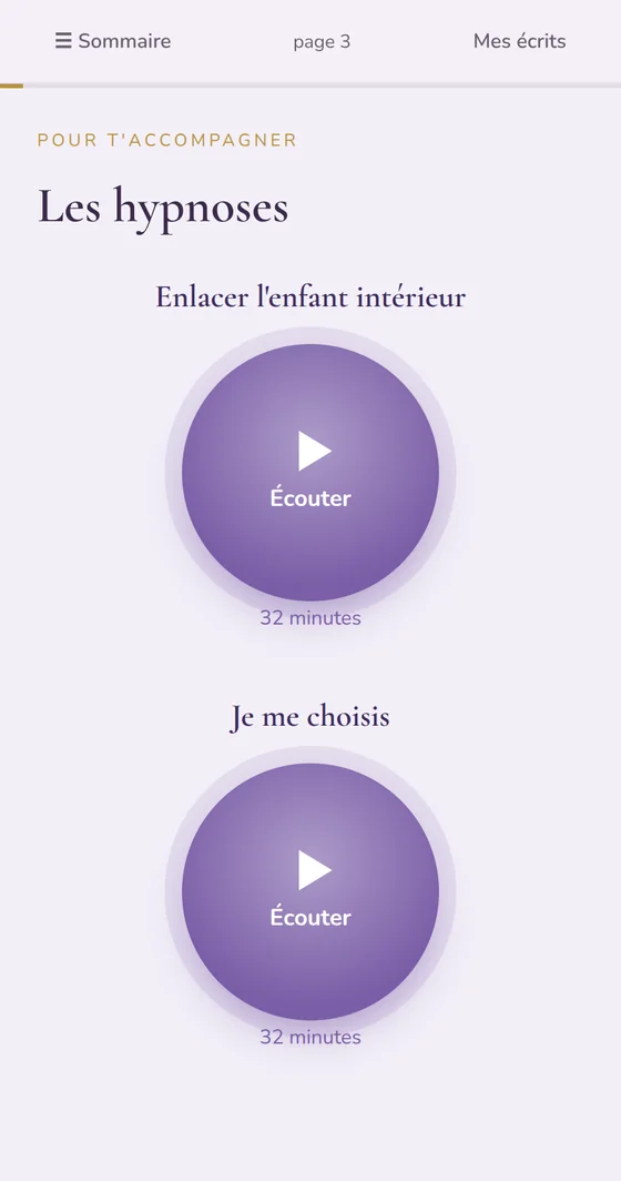 Les hypnoses guidées du livre