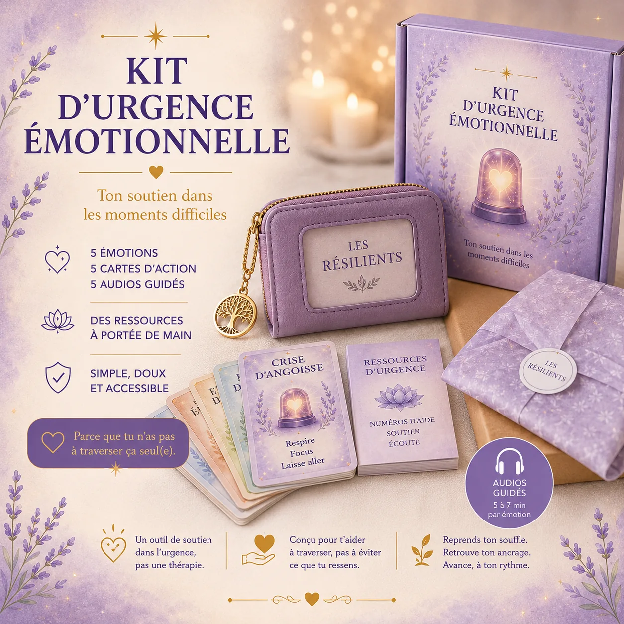 Le Kit d'Urgence Émotionnelle, version lavande