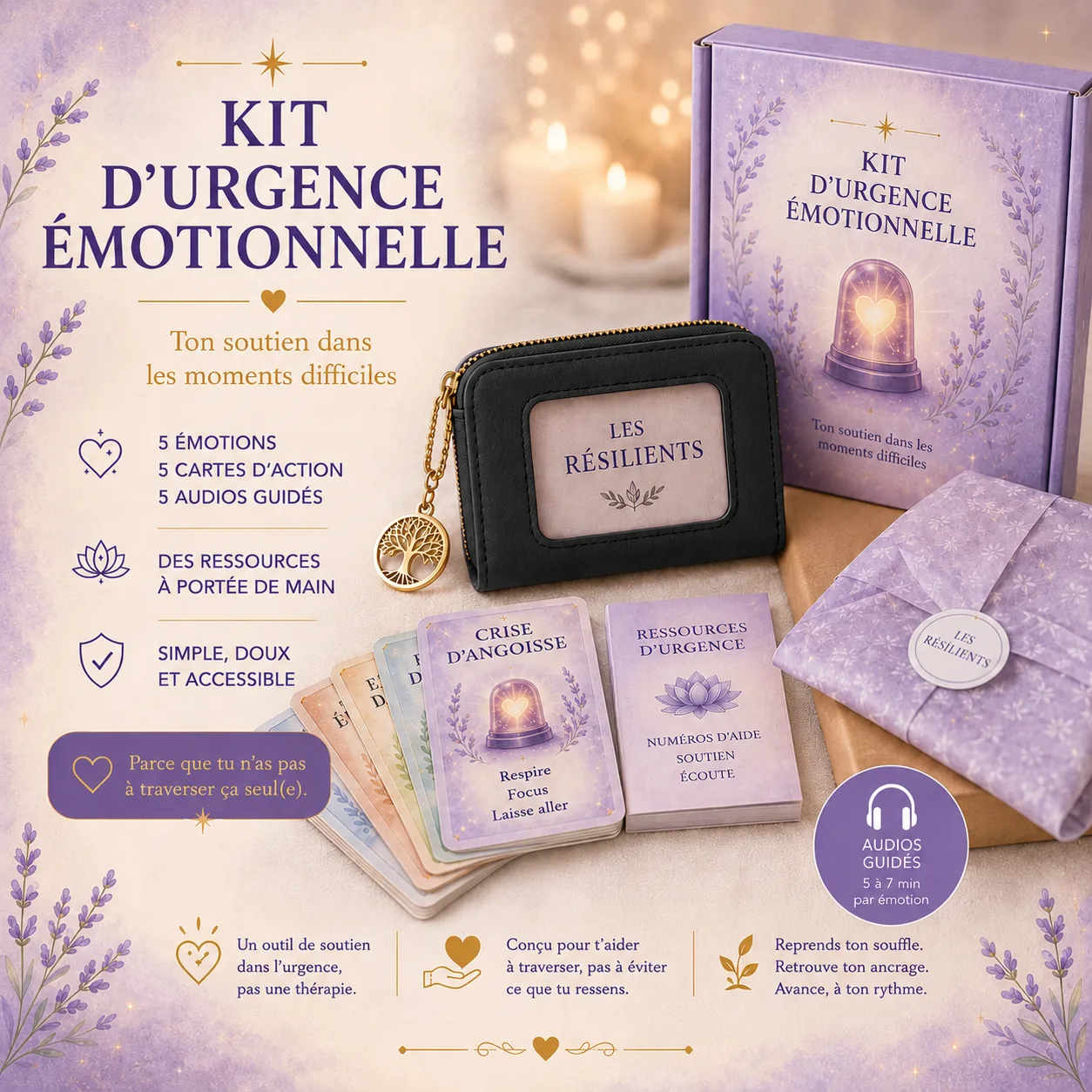 Le Kit d'Urgence Émotionnelle, version noire